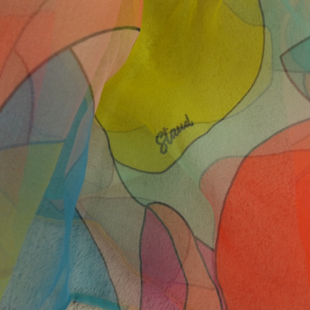 STAUD‎ Dress Hyacinth Citrus Kaleidoscope - Picture 6 of 8